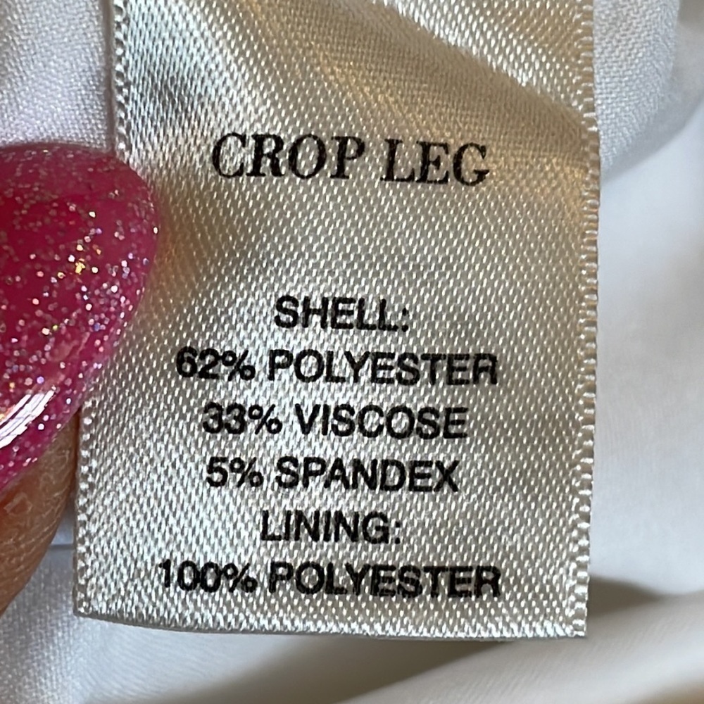White House black market legacy 2 white Capri career casual dress pants - Picture 10 of 11